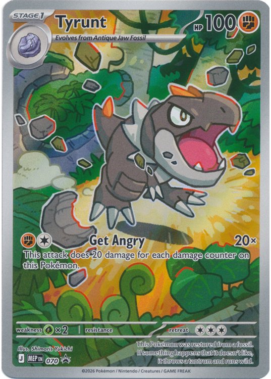 Tyrunt - MEP070 - Pokemon Mega Evolution promo