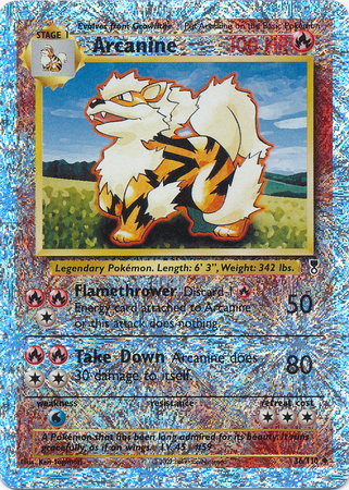 Arcanine - 36/110 - Reverse