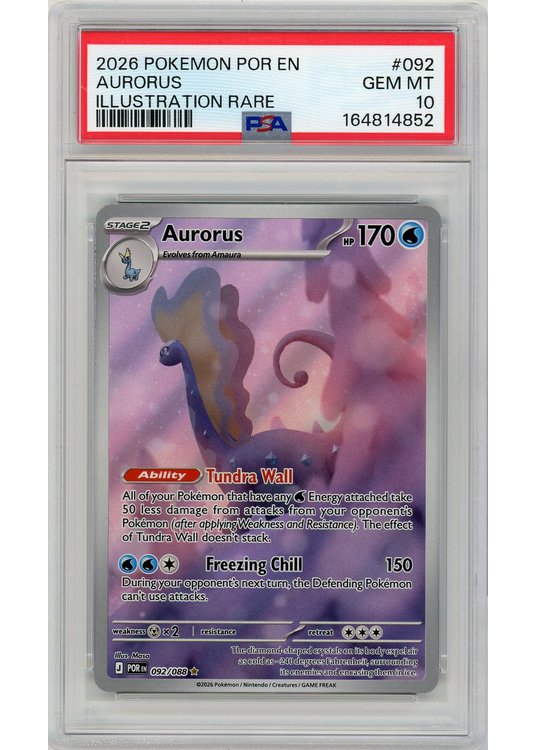 Aurorus 092/088 PSA 10