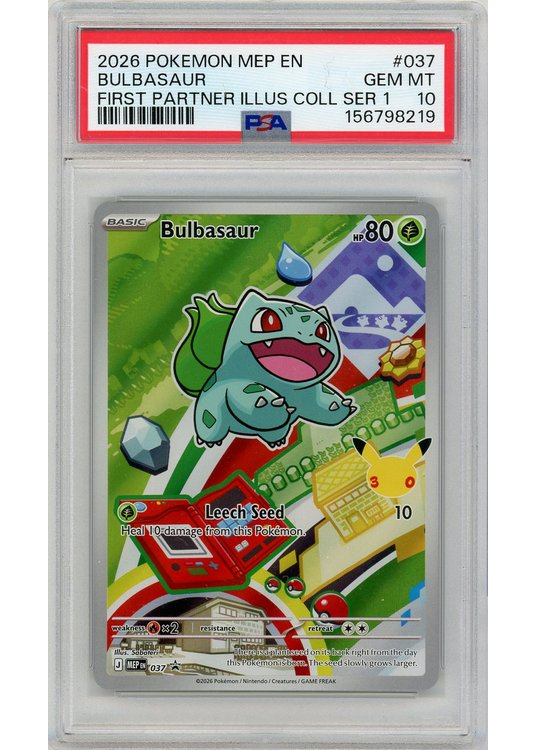 Bulbasaur MEP037 PSA 10