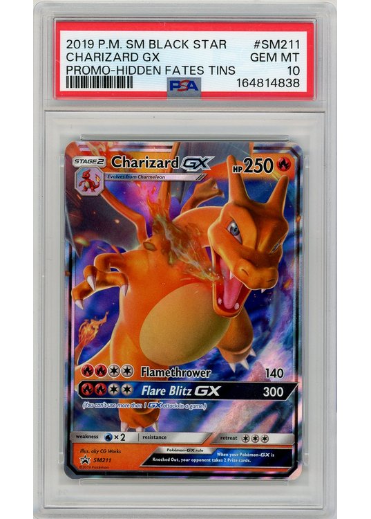 Charizard GX SM211 PSA 10