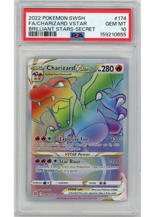 Charizard VSTAR 174/172 PSA 10