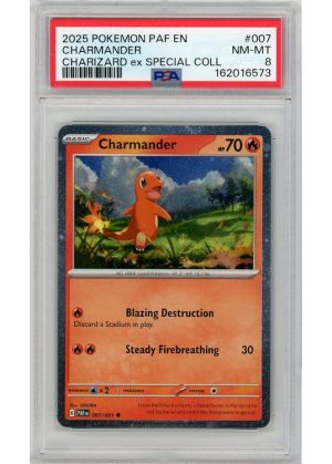 Charmander – Cosmos Holo – 007/091 – PSA 8