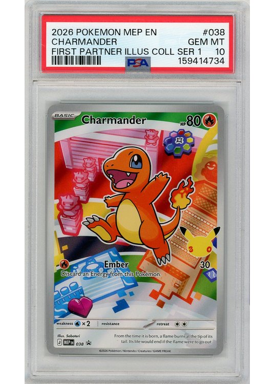 Charmander MEP038 PSA 10