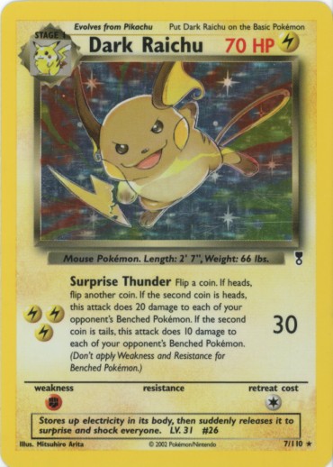Dark Raichu - 7/110 (Holo)