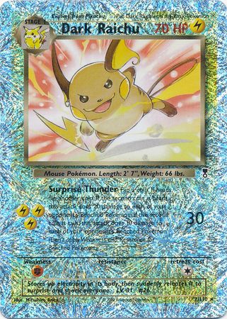 Dark Raichu - 7/110 - Reverse