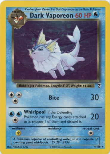 Dark Vaporeon - 9/110 (Holo)