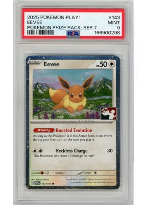Eevee League Stamp 143/191 PSA 9
