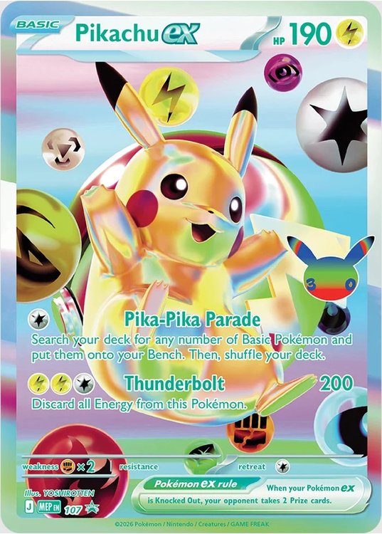 Espeon ex - Day - Ultra Premium Collection - Pikachu ex - MEP107