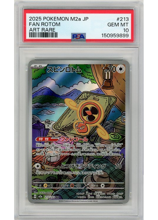 Fan Rotom 213/193 PSA 10