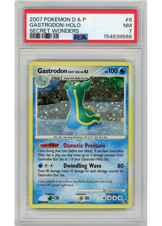 Gastrodon East Sea Lv.43 8/132 PSA 7