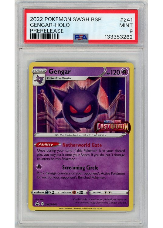 Gengar SWSH241 PSA 9