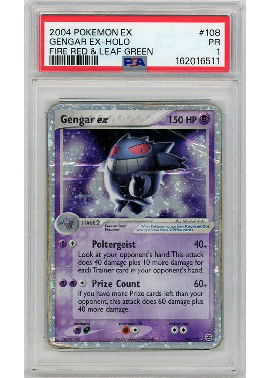 Gengar ex 108/112 PSA 1