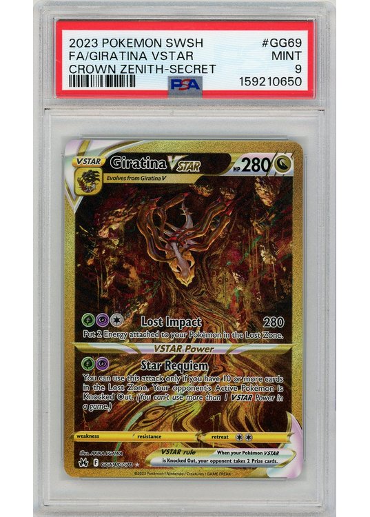 Giratina VSTAR GG69/GG70 PSA 9