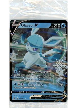 Glaceon V - 040/203 - Snowflake Stamp - Sealed
