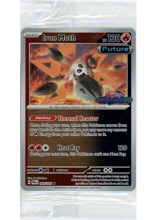 Iron Moth - 028/182 - Reverse - Paradox Rift Stamp - Sealed