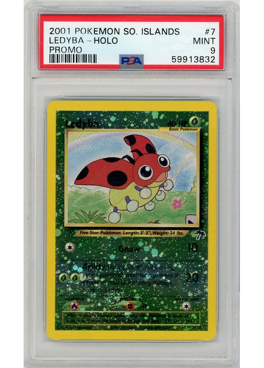 Ledyba 7/18 Reverse Foil PSA 9
