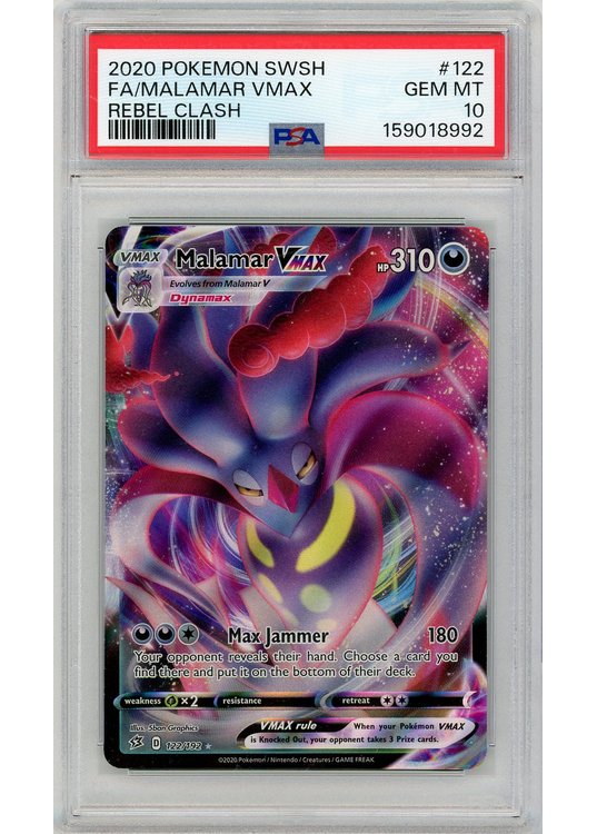 Malamar VMAX 122/192 PSA 10