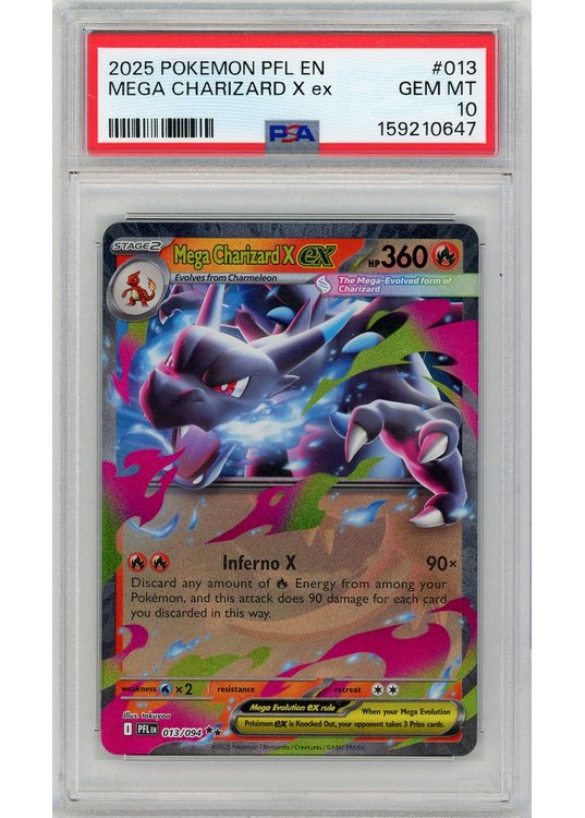 Mega Charizard X ex 013/094 PSA 10