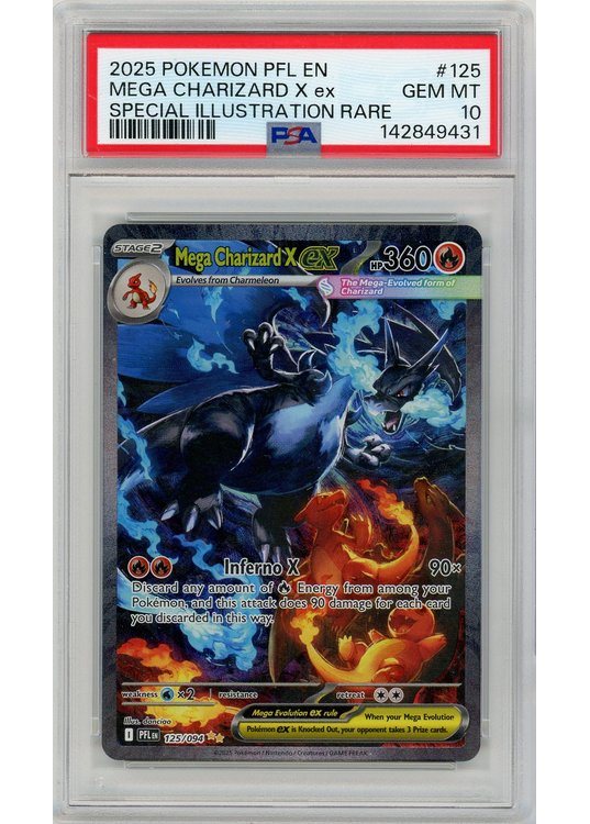 Mega Charizard X ex 125/094 PSA 10