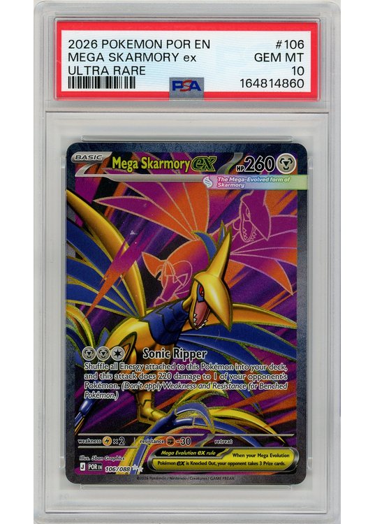 Mega Skamory ex 106/088 PSA 10