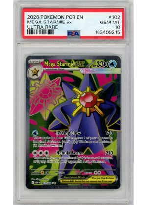 Mega Starmie ex 102/088 PSA 10