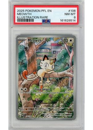 Meowth 106/094 PSA 8