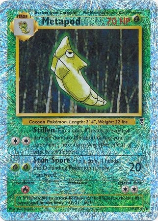 Metapod - 54/110 - Reverse