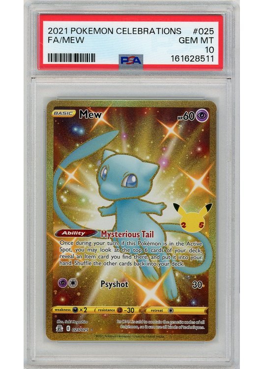 Mew 025/025 PSA 10