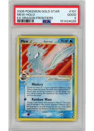 Mew * (Gold Star) – 101/101 – PSA 2