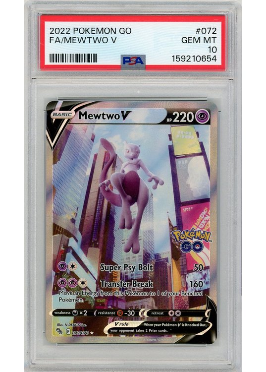 Mewtwo V 072/078 PSA 10