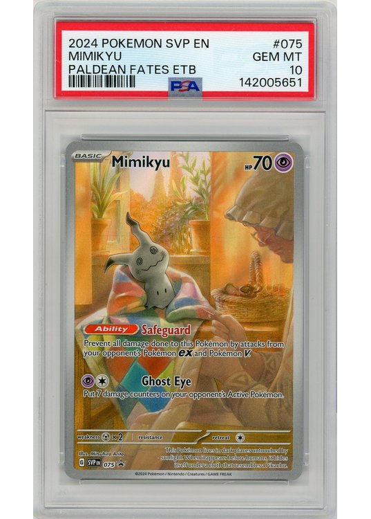 Mimikyu SVP075 PSA 10