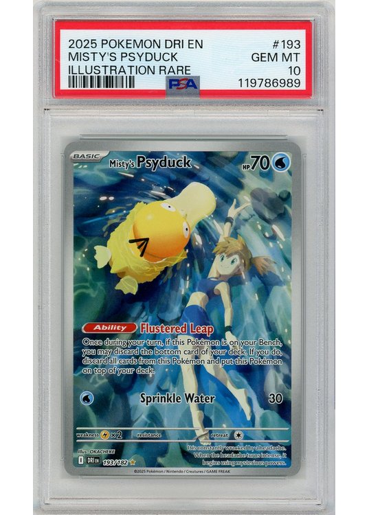 Misty's Psyduck 193/182 PSA 10