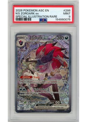 N’s Zoroark ex – 286/217 – PSA 9