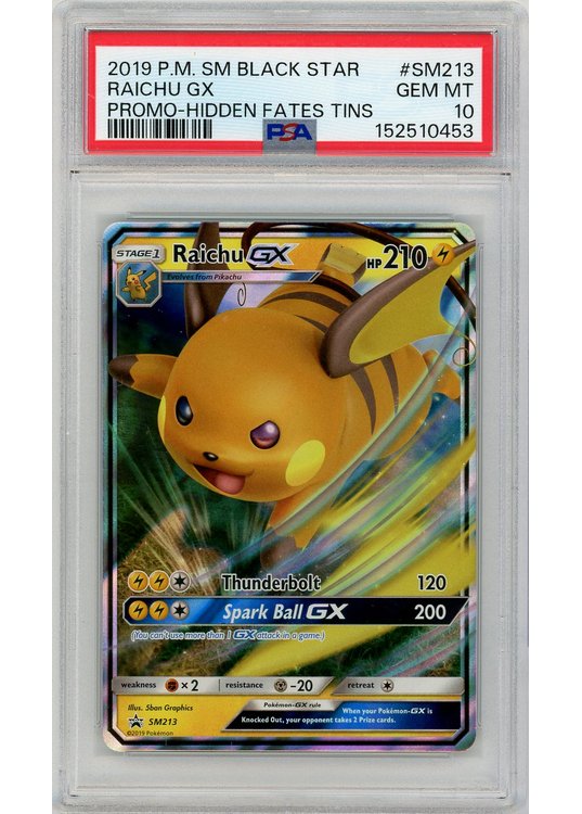 Raichu GX SM213 PSA 10