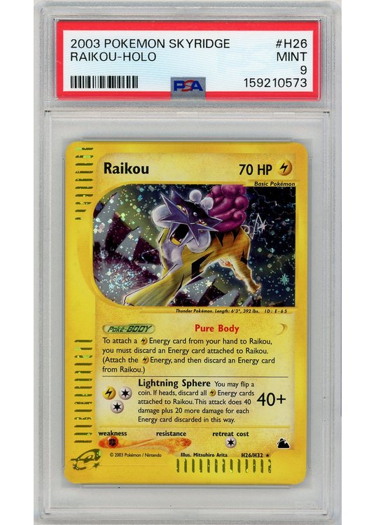 Raikou H26/H32 PSA 9