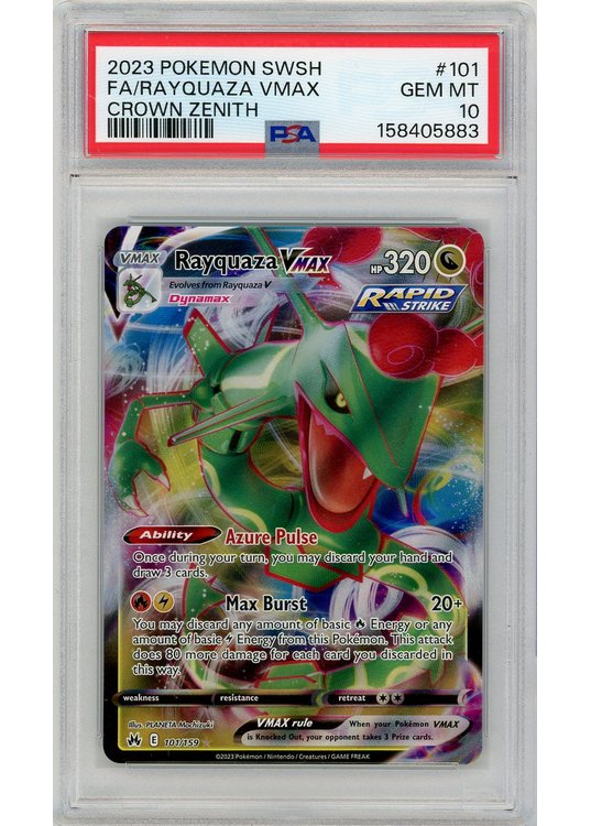Rayquaza VMAX 101/159 PSA 10