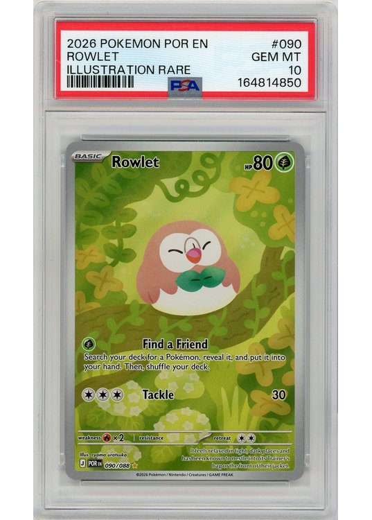 Rowlet 090/088 PSA 10