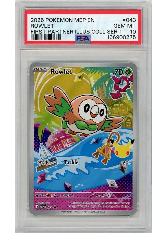 Rowlet MEP043 PSA 10