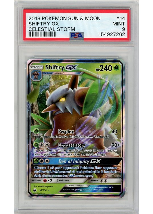 Shiftry GX 14/168 PSA 9