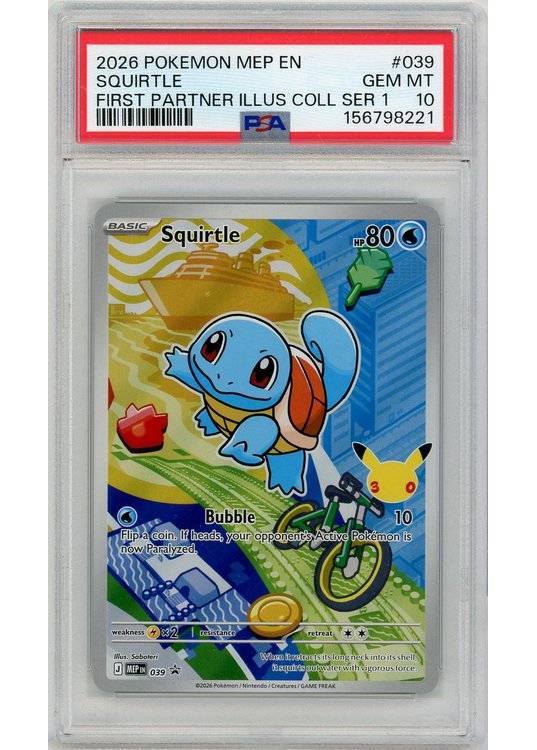 Squirtle MEP039 PSA 10