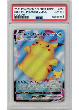 Surfing Pikachu VMAX 009/025 PSA 10