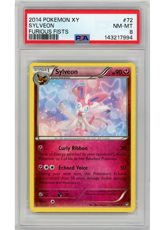 Sylveon 72/111 PSA 8