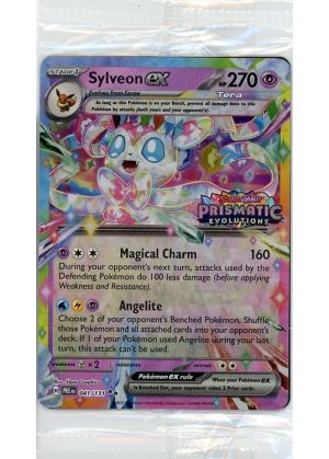 Sylveon ex - 041/131 - Prismatic Evolutions Stamp - Sealed