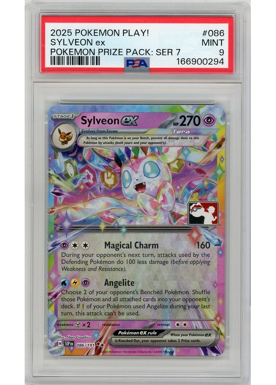 Sylveon ex League Stamp 086/191 PSA 9