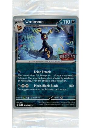 Umbreon – 130/197 – Reverse – Obsidian Flames Stamp – Sealed