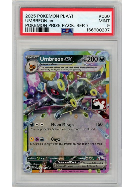 Umbreon ex League Stamp 060/131 PSA 9