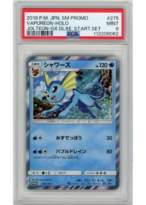 Vaporeon – 275/SM-P – PSA 9