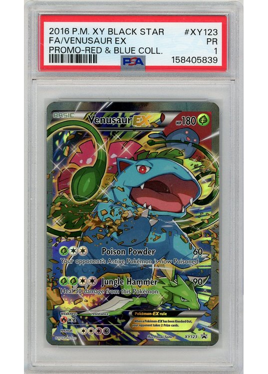 Venusaur EX XY123 PSA 1