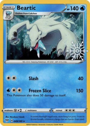 Beartic – 049/189 – Snowflake Stamp